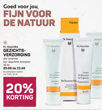 Ekoplaza Dr. Hauschka Gezichtsverzorging aanbieding