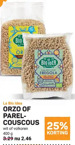 Ekoplaza La Bio Idea Orzo of parelcouscous aanbieding