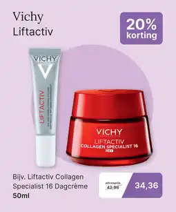 De Online Drogist Vichy Liftactiv aanbieding