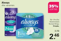 De Online Drogist Always aanbieding