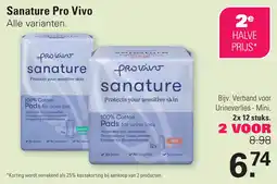 De Online Drogist Sanature Pro Vivo aanbieding