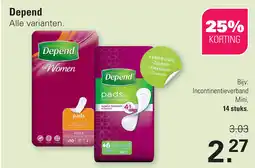 De Online Drogist Depend aanbieding
