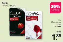 De Online Drogist Kotex aanbieding