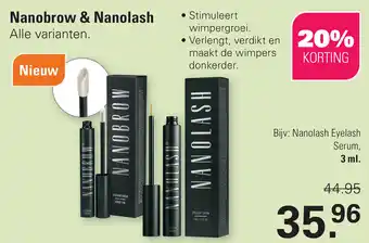De Online Drogist Nanobrow & Nanolash aanbieding