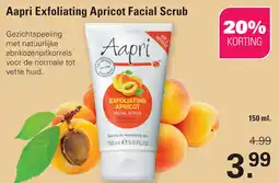 De Online Drogist Aapri Exfoliating Apricot Facial Scrub aanbieding