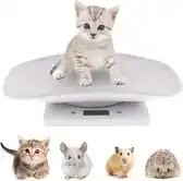 Bol.com Witte Weegschaal Digitaal - Geschikt als Dierenweegschaal - Tot 10kg met Nauwkeurige Meting aanbieding