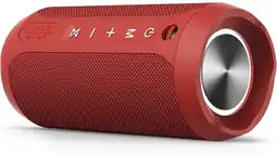 Amazon EDUPLINK Bluetooth-luidspreker, draagbare draadloze luidspreker, waterdichte IPX7-luidspreker, rood aanbieding