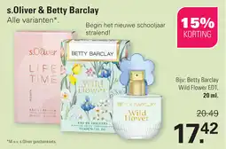 De Online Drogist s.Oliver & Betty Barclay aanbieding