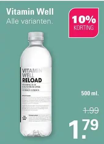 De Online Drogist Vitamin Well aanbieding