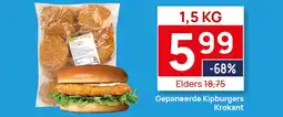 Butlon Gepaneerde Kipburgers Krokant aanbieding