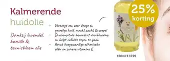 De Rode Pilaren Kalmerende huidolie aanbieding