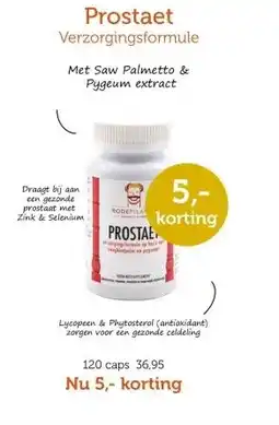 De Rode Pilaren Prostaet Verzorgingsformule aanbieding