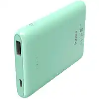 Bol.com Powerbank - Hama SLIM 5HD Lithium-Polymeer (LiPo) 5000 mAh Munt aanbieding