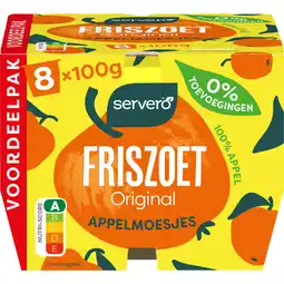 Albert Heijn Servero Appelmoesjes original voordeelverpakking aanbieding