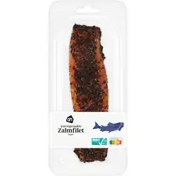 Albert Heijn AH Warmgerookte zalmfilet peper aanbieding