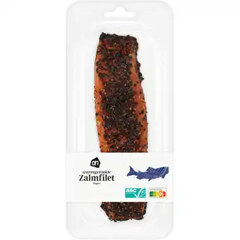 Albert Heijn AH Warmgerookte zalmfilet peper aanbieding