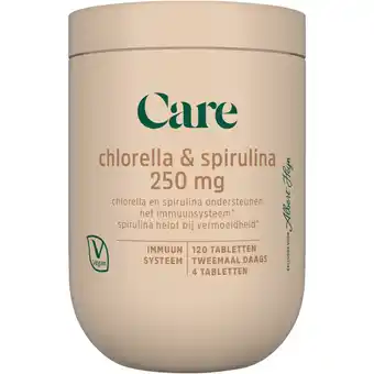 Albert Heijn Care Chlorella & spirulina 250mg aanbieding