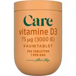 Albert Heijn Care Vitamine D3 75µg aanbieding