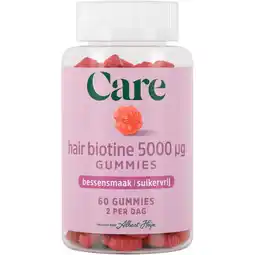 Albert Heijn Care Hair biotine 5000µg gummies aanbieding