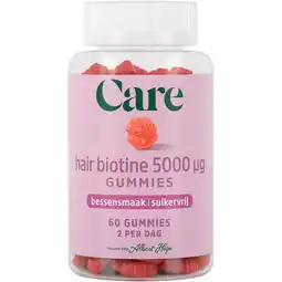 Albert Heijn Care Hair biotine 5000µg gummies aanbieding