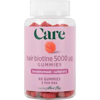 Albert Heijn Care Hair biotine 5000µg gummies aanbieding