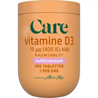 Albert Heijn Care Vitamine D3 10µg kids aanbieding