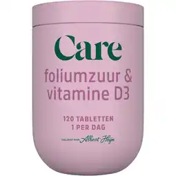 Albert Heijn Care Foliumzuur & vitamine D3 aanbieding