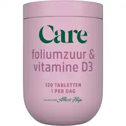 Albert Heijn Care Foliumzuur & vitamine D3 aanbieding