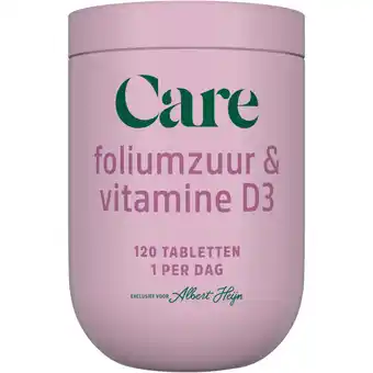 Albert Heijn Care Foliumzuur & vitamine D3 aanbieding