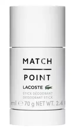 De Online Drogist Lacoste Match Point Deodorant Stick aanbieding