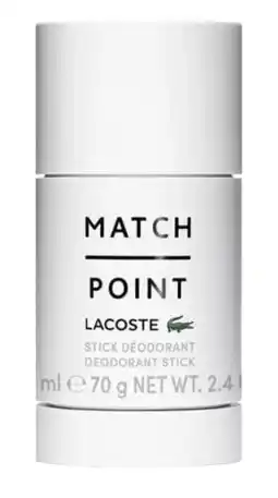 De Online Drogist Lacoste Match Point Deodorant Stick aanbieding