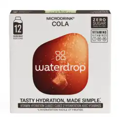 De Online Drogist Waterdrop Microdrink Cola 12ST aanbieding