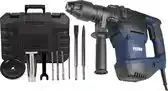 Praxis Ferm - Pneumatische Boorhamer - 1500w - 3 Sds-boren En 2 Sds Beitel aanbieding