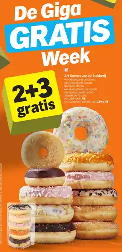 Albert Heijn AH Donuts van de bakkerij aanbieding