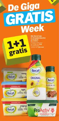 Albert Heijn Alle Becel bak- en braadproducten en kuipen aanbieding