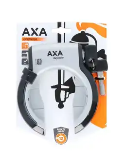 ANWB Axa ringslot Defender zilver/zwart Zwart aanbieding