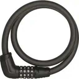 ANWB Abus Kabelslot Code Tresor 6412C/85 Zwart XXL aanbieding