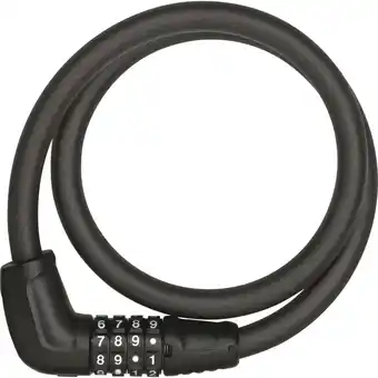 ANWB Abus Kabelslot Code Tresor 6412C/85 Zwart XXL aanbieding