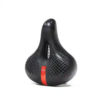 ANWB Voltano Gel Flow Fietszadel Met Uitsparing Rood aanbieding