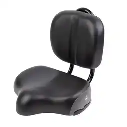ANWB Voltano Fietszadel met Rugleuning Donkergrijs aanbieding