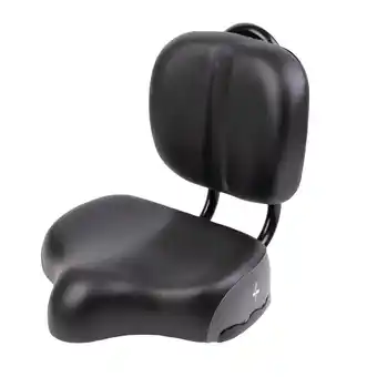 ANWB Voltano Fietszadel met Rugleuning Donkergrijs aanbieding