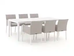 Kees Smit Manifesto Arzana/Menzano 220cm dining tuinset 7-delig aanbieding