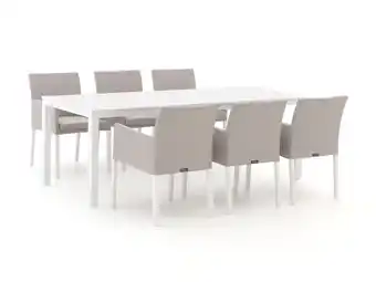 Kees Smit Manifesto Arzana/Menzano 220cm dining tuinset 7-delig aanbieding