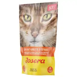 Zooplus 16x70g Josera Soup Kip met Wortel & Spinazie Kattenvoer nat aanbieding