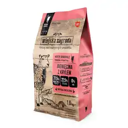 Zooplus Wiejska Zagroda Cat lam met krill - Dubbelpak: 2 x 1,6 kg aanbieding