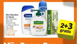 Albert Heijn Alle Palmolive en Sanex aanbieding