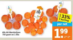 Albert Heijn Alle AH Mandarijnen aanbieding
