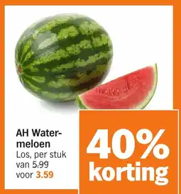 Albert Heijn AH Water meloen aanbieding