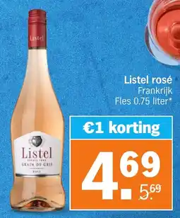 Albert Heijn Listel rosé Frankrijk aanbieding