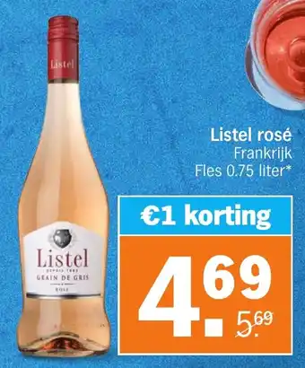 Albert Heijn Listel rosé Frankrijk aanbieding
